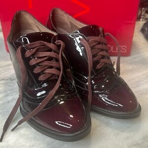 Aerosoles wine color shoes, heels size 8 1/2 medium